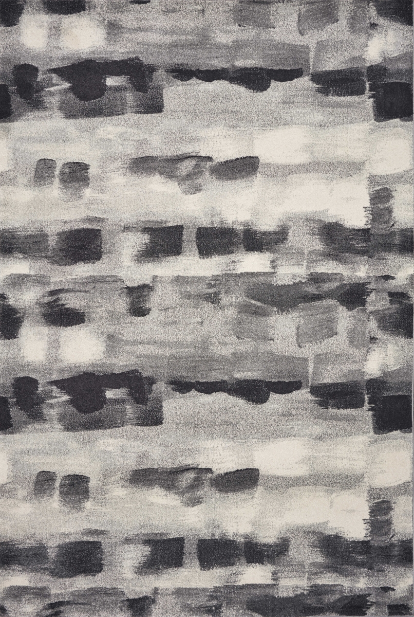 352512 5 ft. 3 in. x 7 ft. 7 in. Polypropylene Grey Area Rug