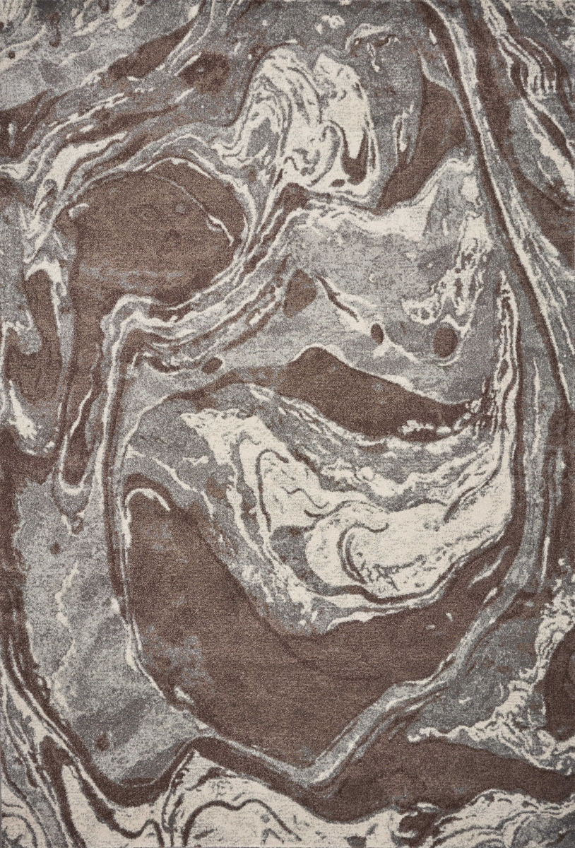 7 ft. 10 in. x 10 ft. 10 in. Polypropylene Mocha Area Rug
