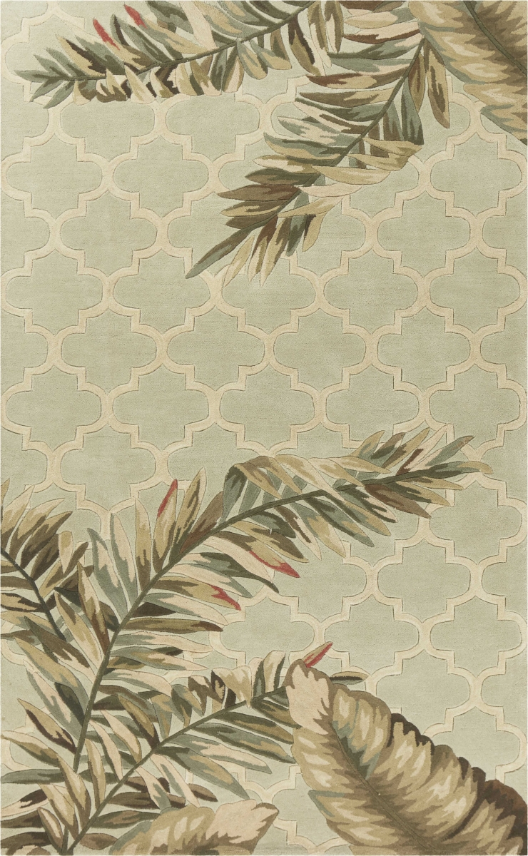 Wool Sage Area Rug - Sage - 5 ft. 3 in. x 8 ft. 3 in.