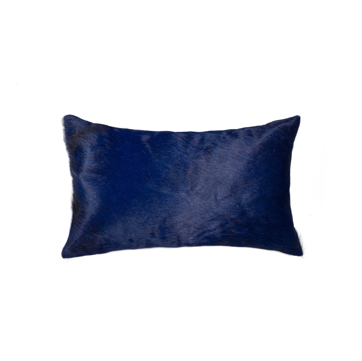 328245 12 x 20 x 5 in. Modern Navy Torino Kobe Cowhide Pillow