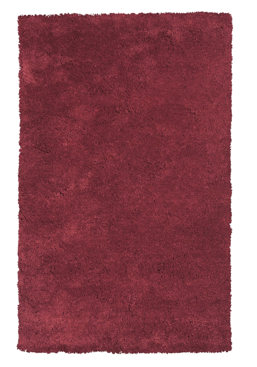 7 ft. 6 in. x 9 ft. 6 in. Polyester Red Area Rug