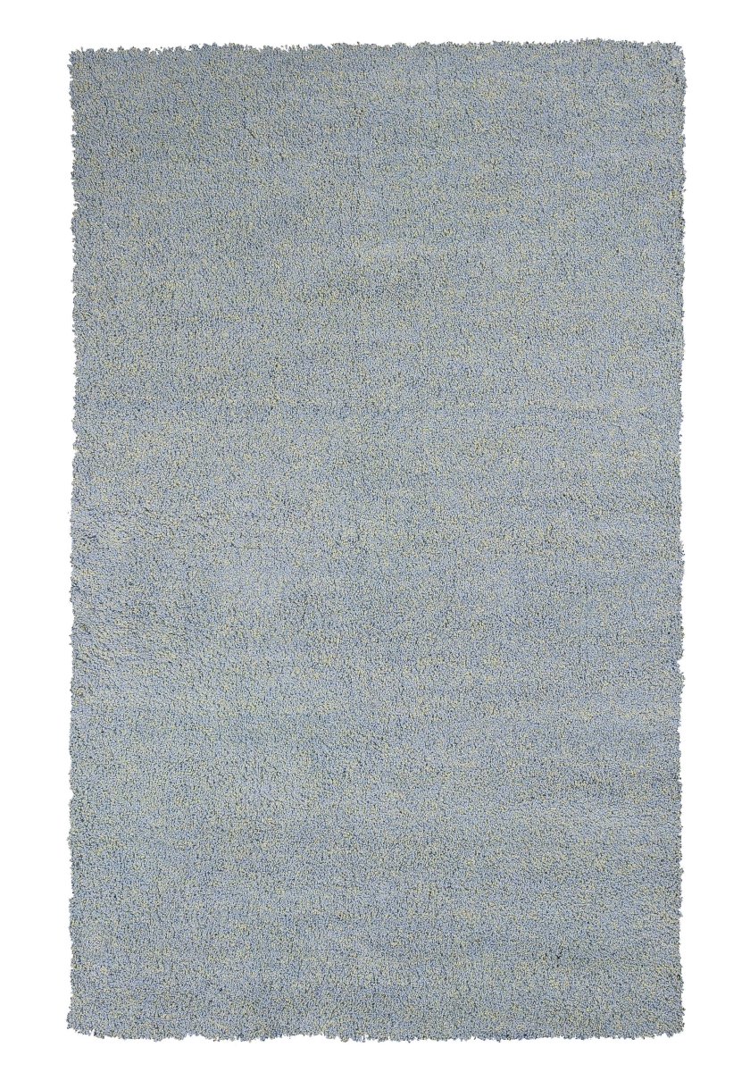350538 9 ft. x 13 ft. Polyester Blue Heather Area Rug