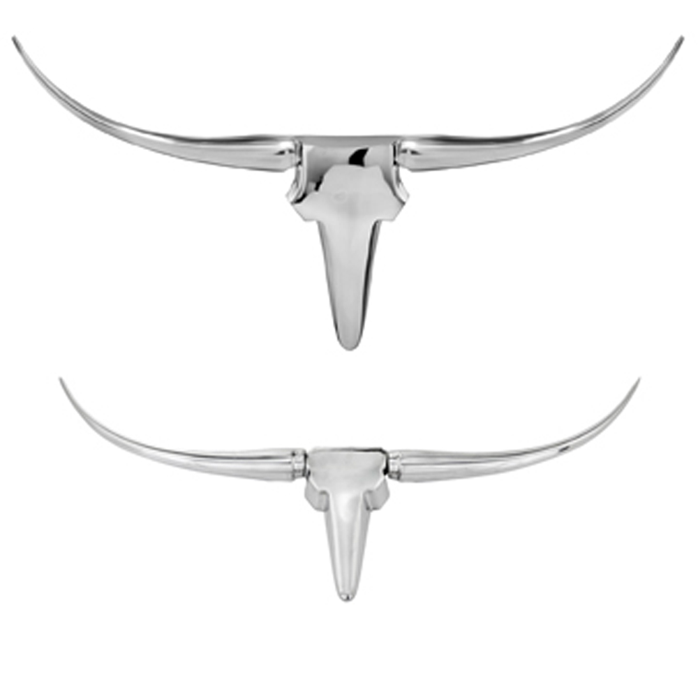 354901 4 x 47 x 26 in. Buffed Tauro XL Long Horn Wall Bust