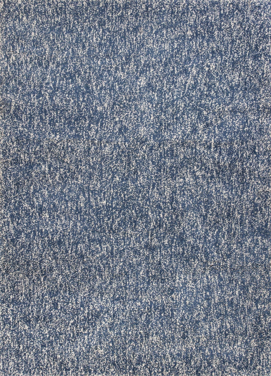 Polyester Indigo & Ivory Heather Area Rug - 8 x 11 ft.