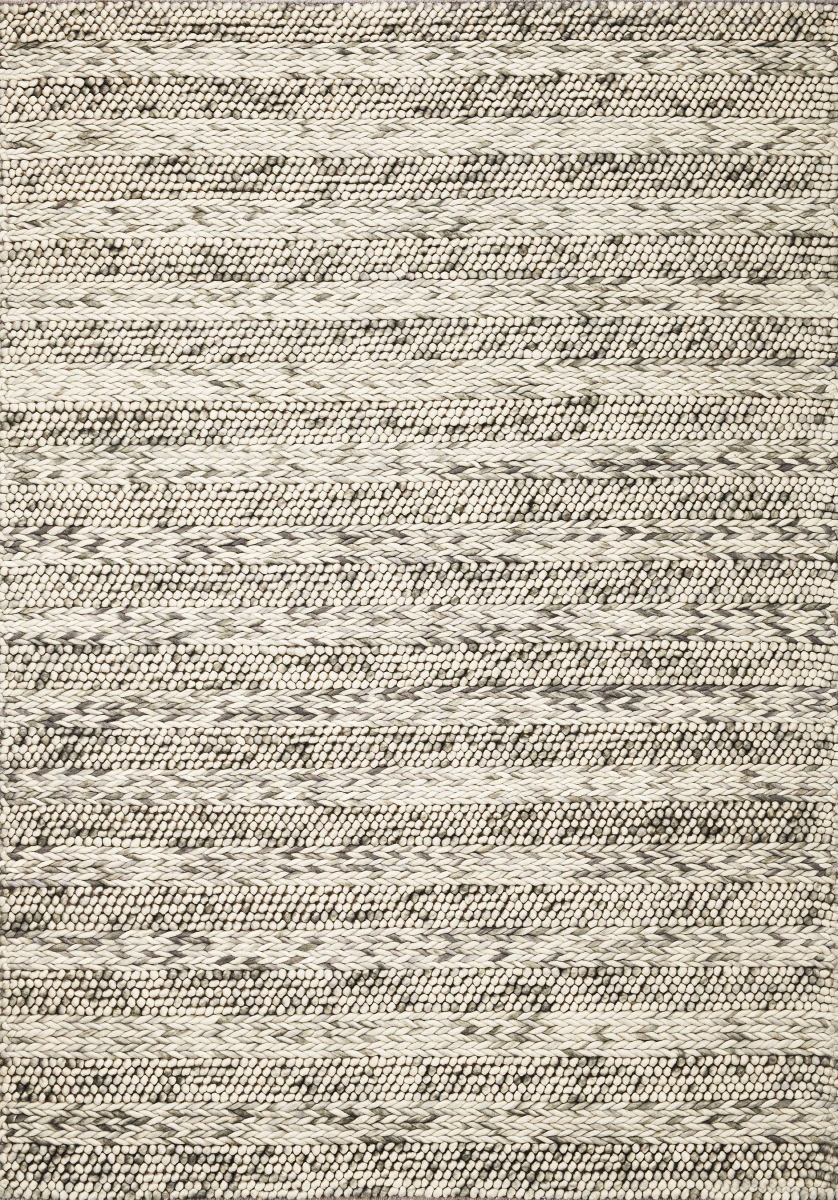 352533 3 ft. 3 in. x 5 ft. 3 in. Wool Grey Area Rug