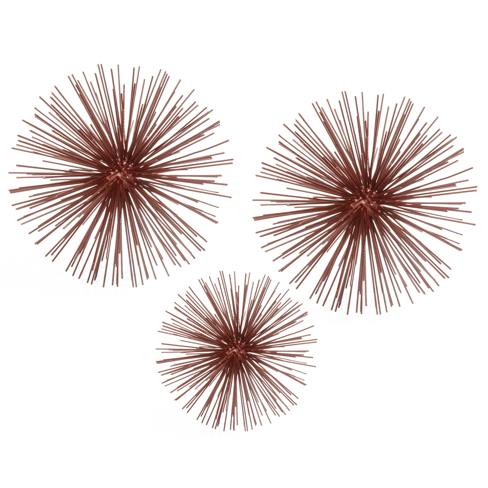 10 x 10 x 10 in. Erizo Spiked Large Red Sphere