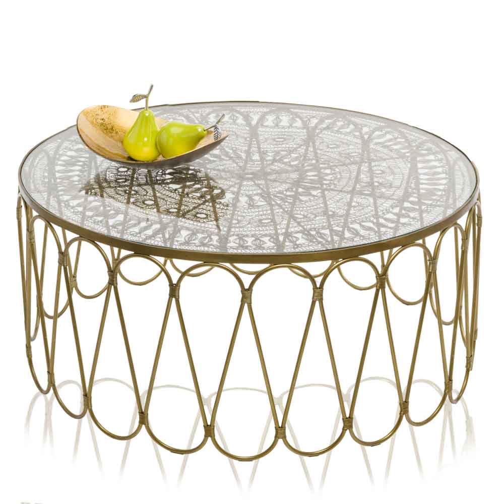 Picture of HomeRoots 354723 10.5 x 14 x 3.5 in. Gold & Bronze Metalico Oblongo Tray