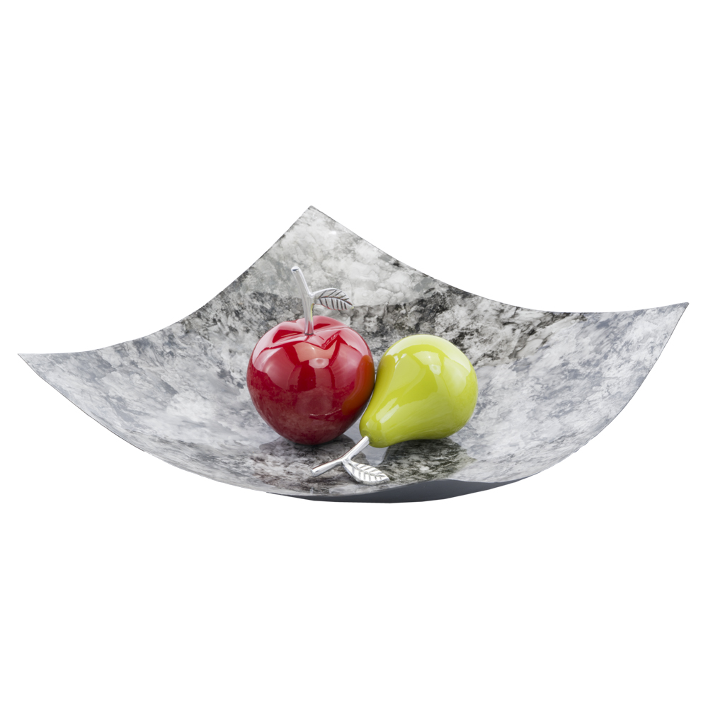 4.5 x 4.5 x 6 in. Buffed & Red Manzano Rojo Small Red Apple Accent
