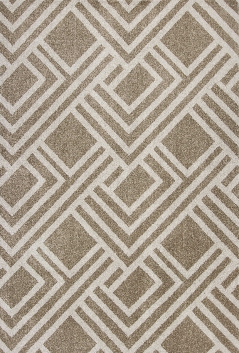 354075 5 ft. 3 in. x 7 ft. 7 in. UV-Treated Polypropylene Beige Area Rug