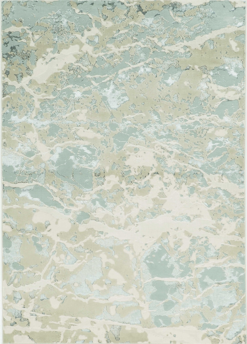 Polyester Sand Grey Area Rug - 6 ft. 7 in. x 9 ft. 6 in.