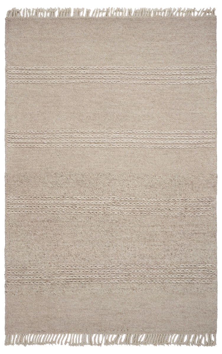 354077 3 ft. 3 in. x 5 ft. 3 in. Wool Natural Area Rug