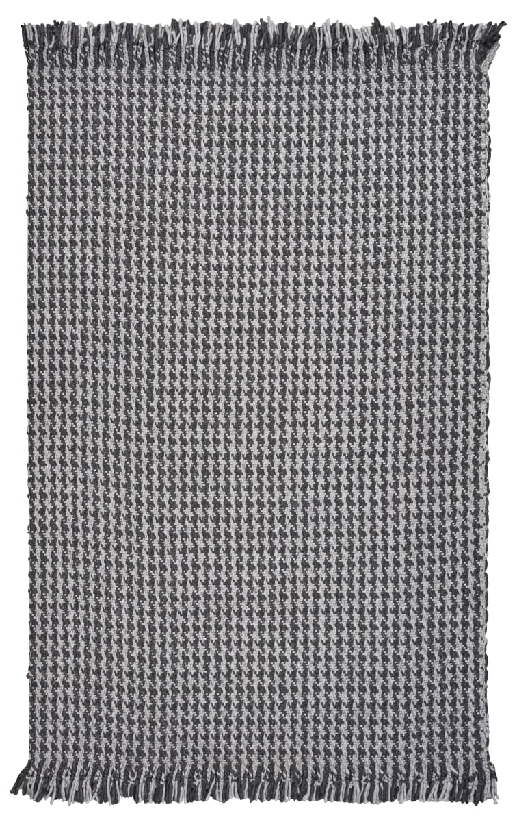 Wool Grey Area Rug - 5 x 8 ft. - Grey