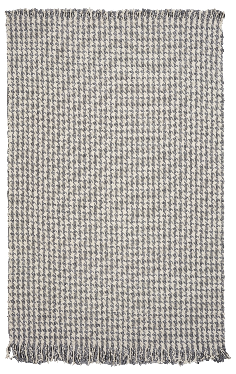 7 ft. 9 in. x 9 ft. 9 in. Wool Ivory & Grey Area Rug