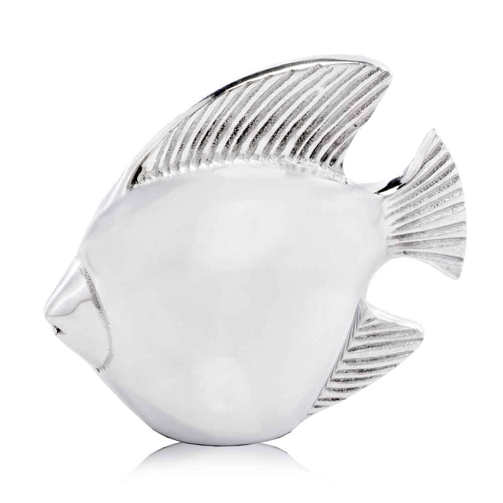 2.5 x 6 x 6 in. Buffed Pez Fish Sculpture