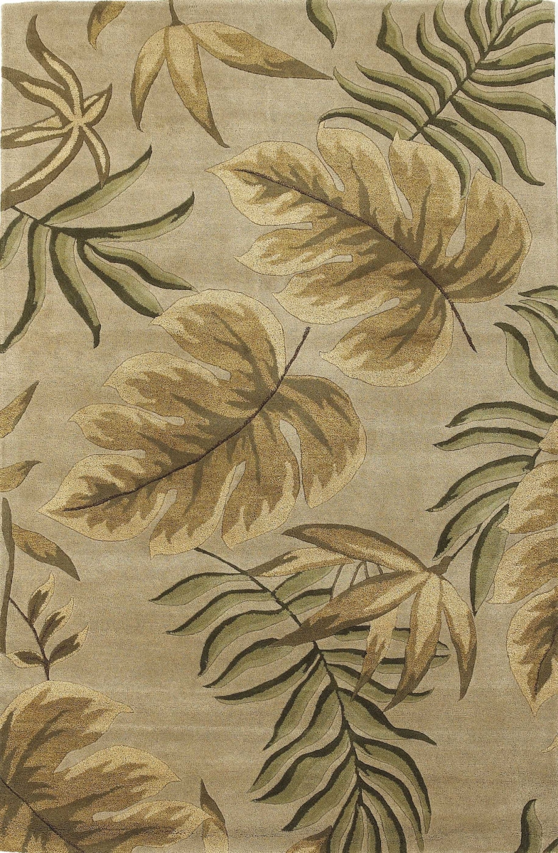 3 ft. 3 in. x 5 ft. 3 in. Wool Sand Area Rug