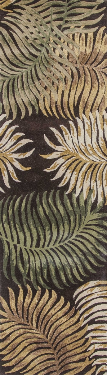 2 ft. 3 in. x 8 ft. Runner Wool Espresso Area Rug