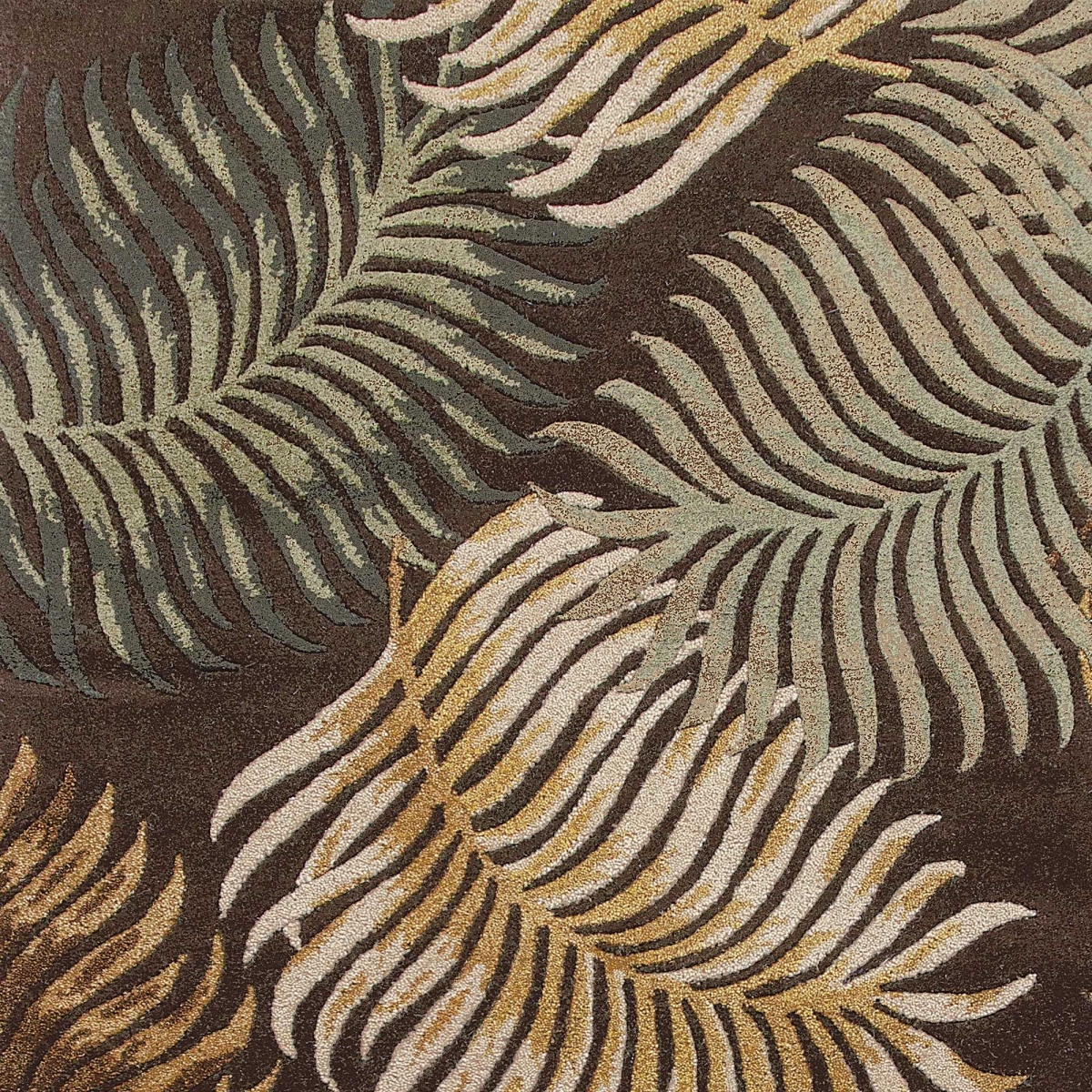 353968 30 x 50 in. Wool Espresso Area Rug