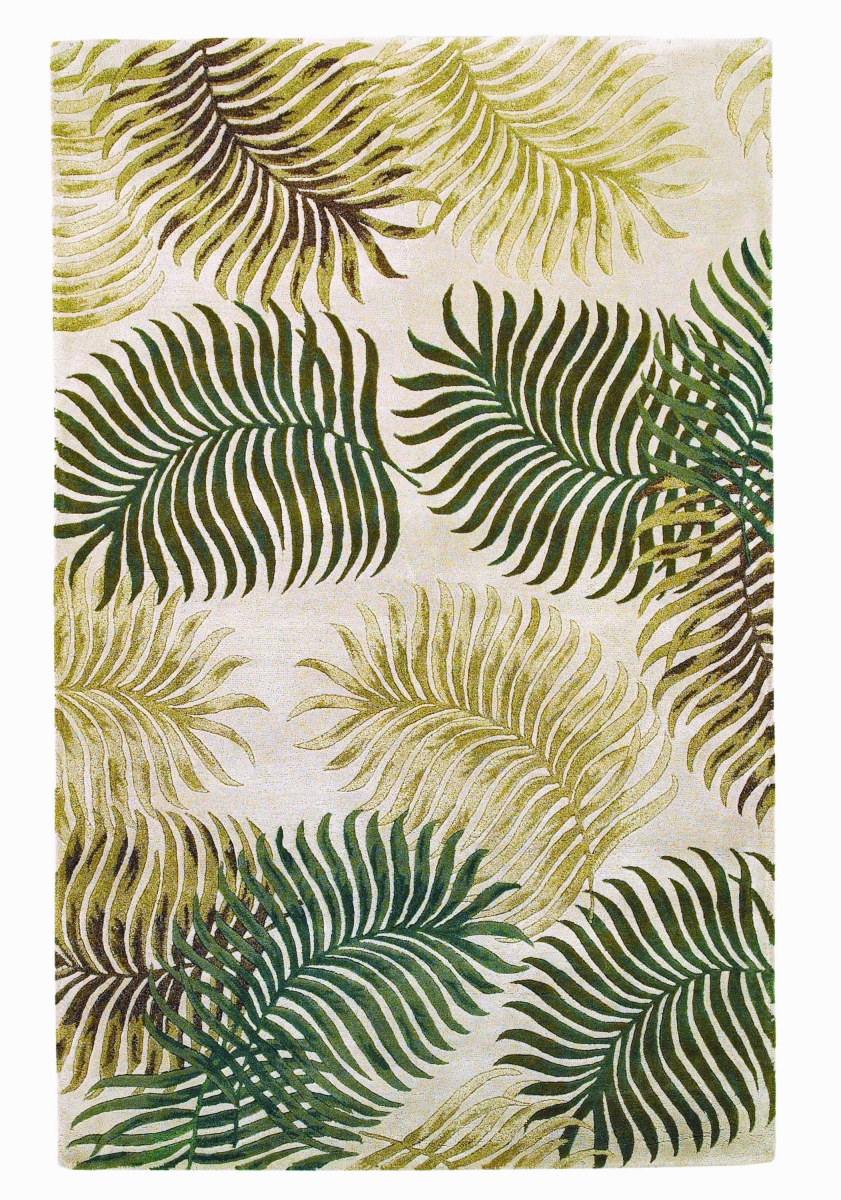 349816 5 ft. x 8 ft. Wool Natural Area Rug