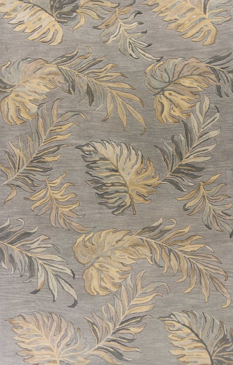 Wool Grey Area Rug - Grey - 3 ft. 3 in. x 5 ft. 3 in.