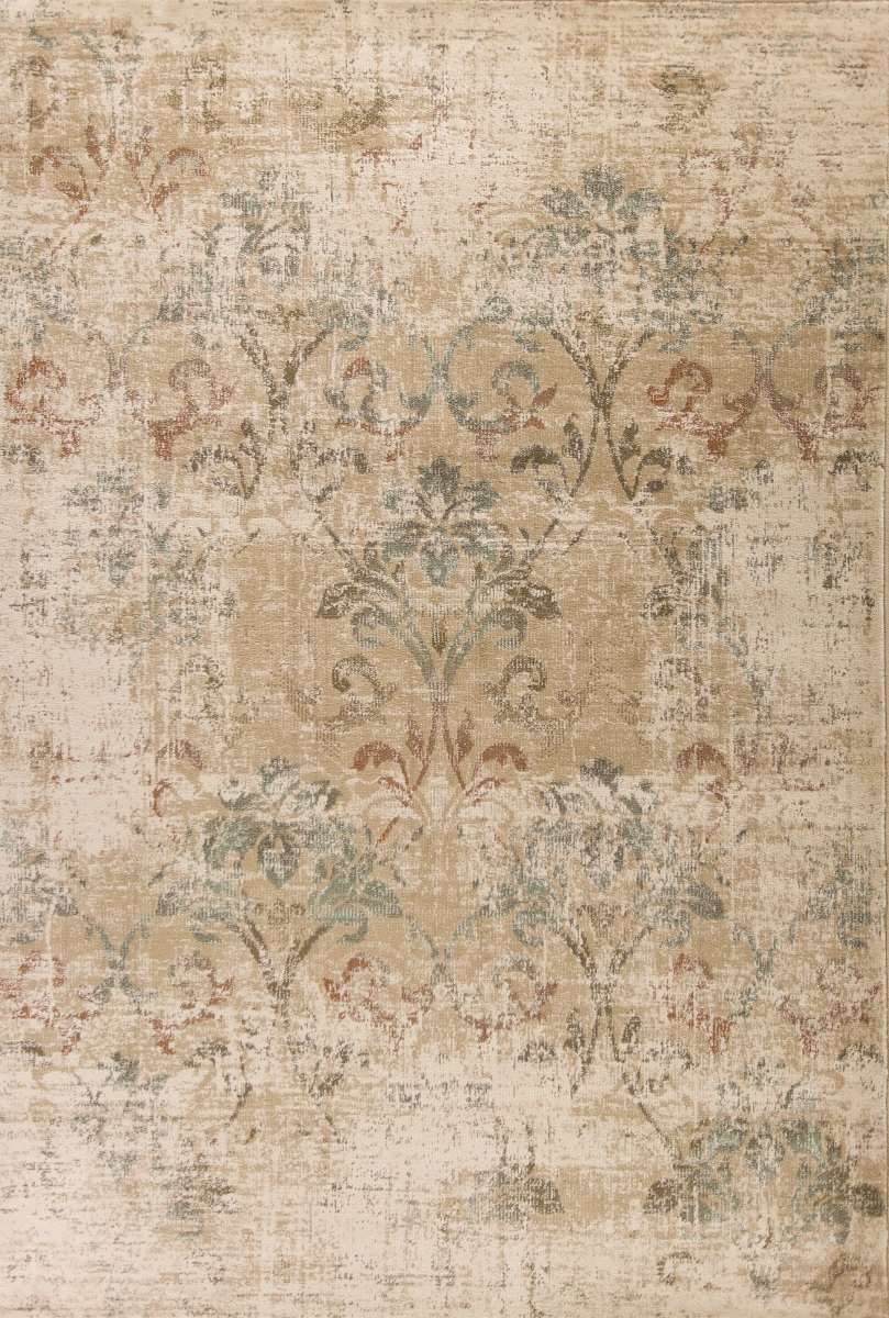 352987 7 ft. 7 in. x 10 ft. 10 in. Polypropylene Champagne Area Rug