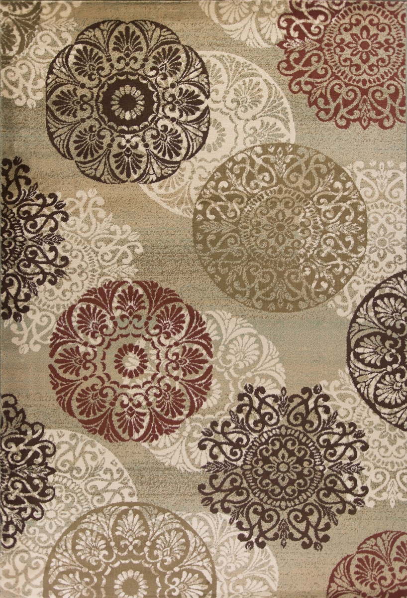 3 ft. 3 in. x 4 ft. 11 in. Polypropylene Sage Area Rug