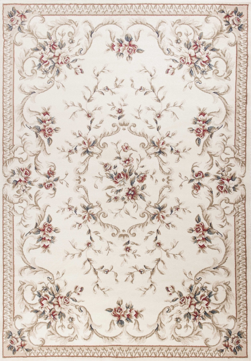 350365 9 x 12 ft. Polypropylene Ivory Area Rug -  HomeRoots