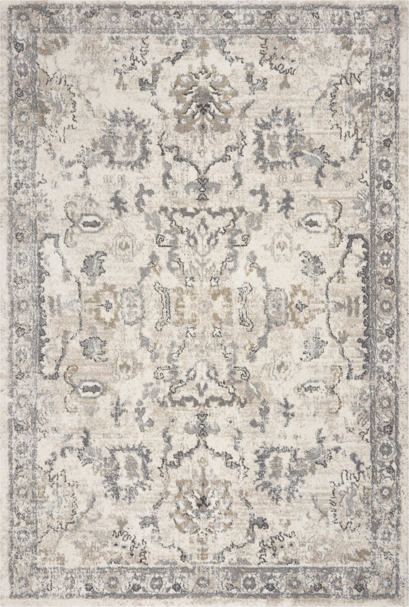 Polypropylene Ivory Area Rug - 5 ft. 3 in. x 7 ft. 7 in.