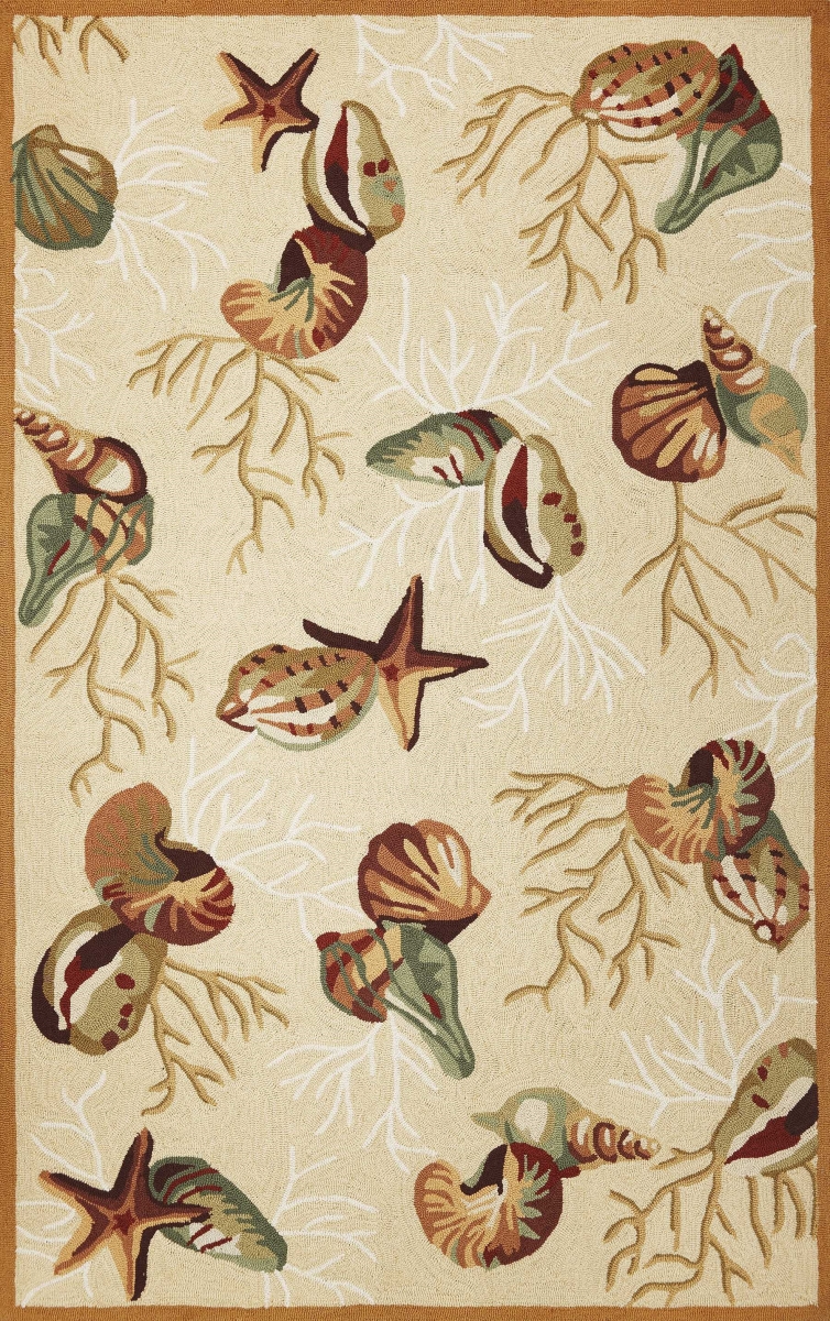 353212 20 x 30 in. Polyester Beige Area Rug