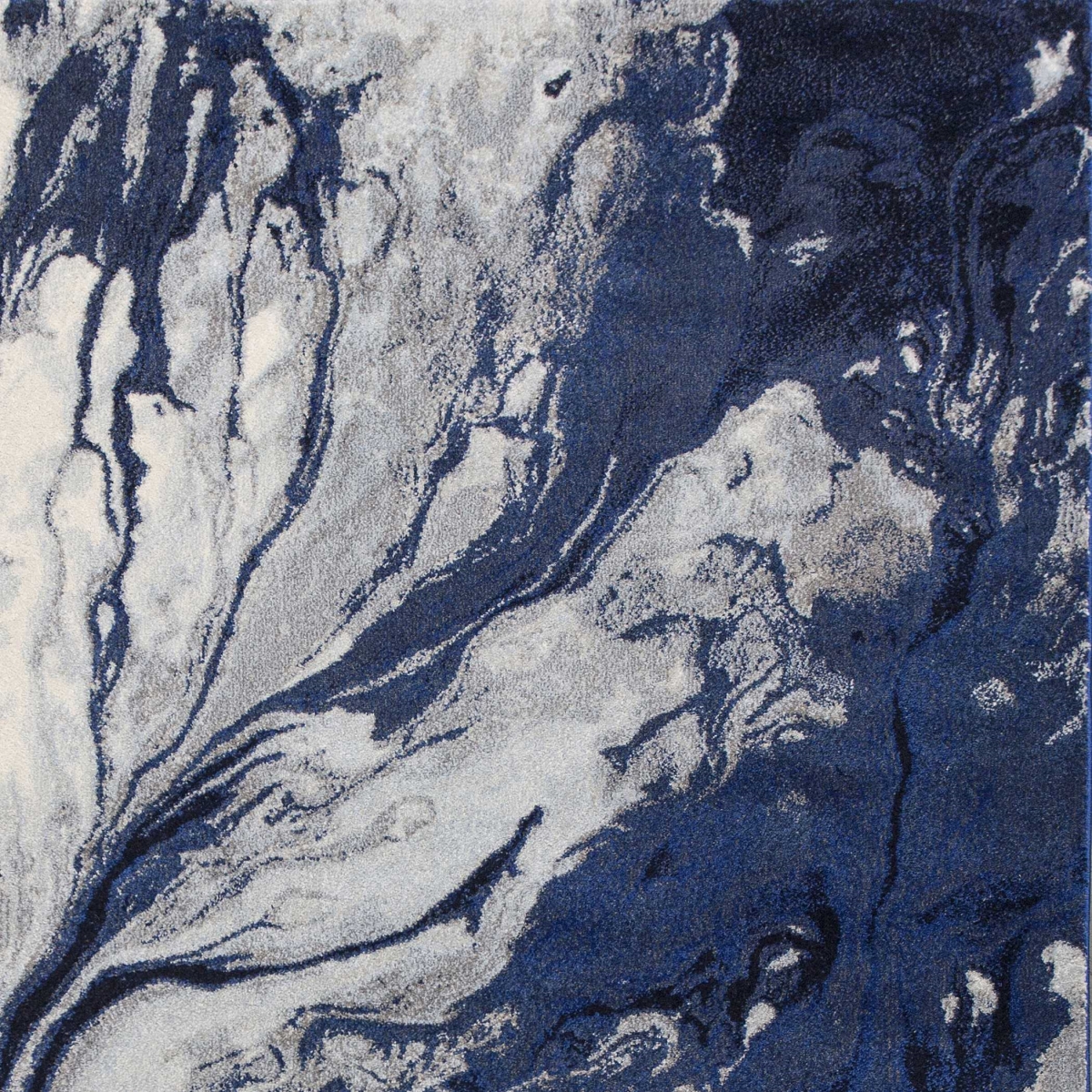 9 ft. 10 in. x 13 ft. 2 in. Polypropylene Blue Area Rug