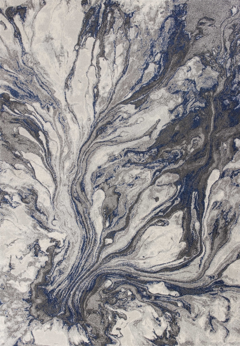 353630 3 ft. 3 in. x 4 ft. 11 in. Polypropylene Grey Area Rug