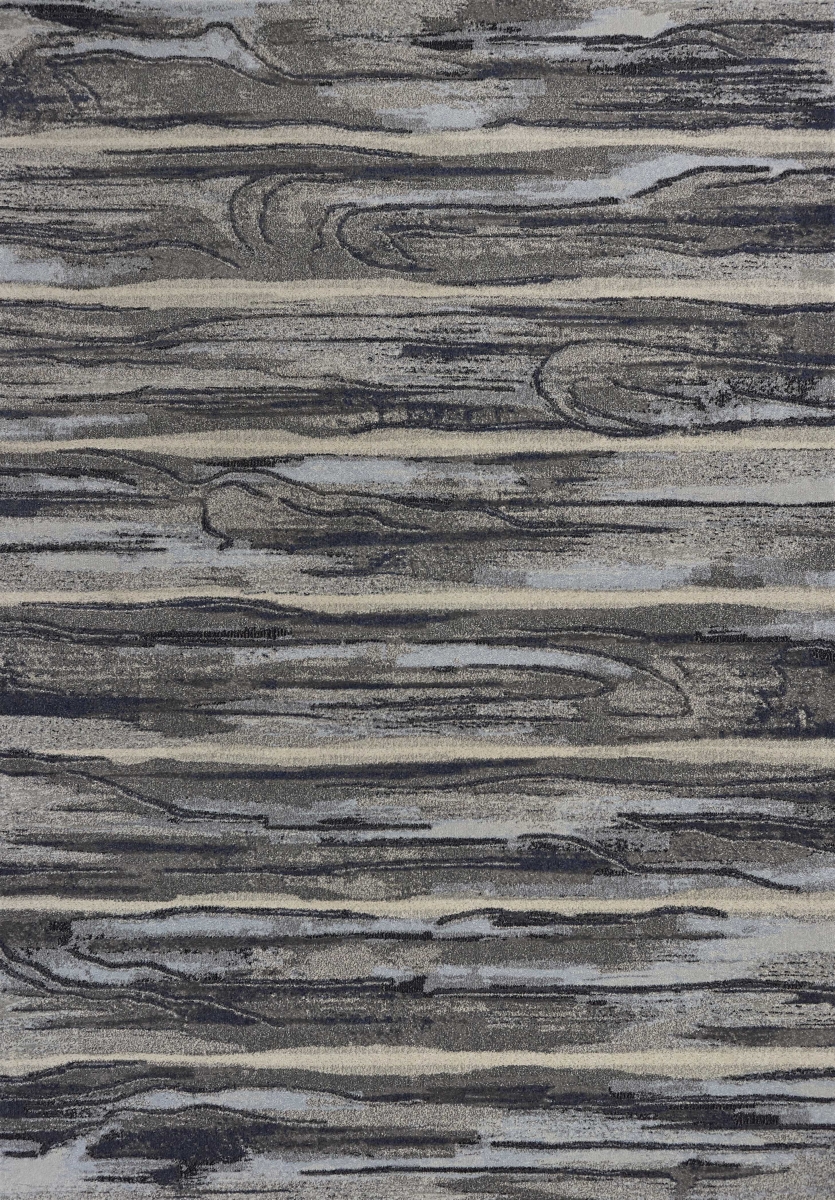353636 3 ft. 3 in. x 4 ft. 11 in. Polypropylene Grey Area Rug