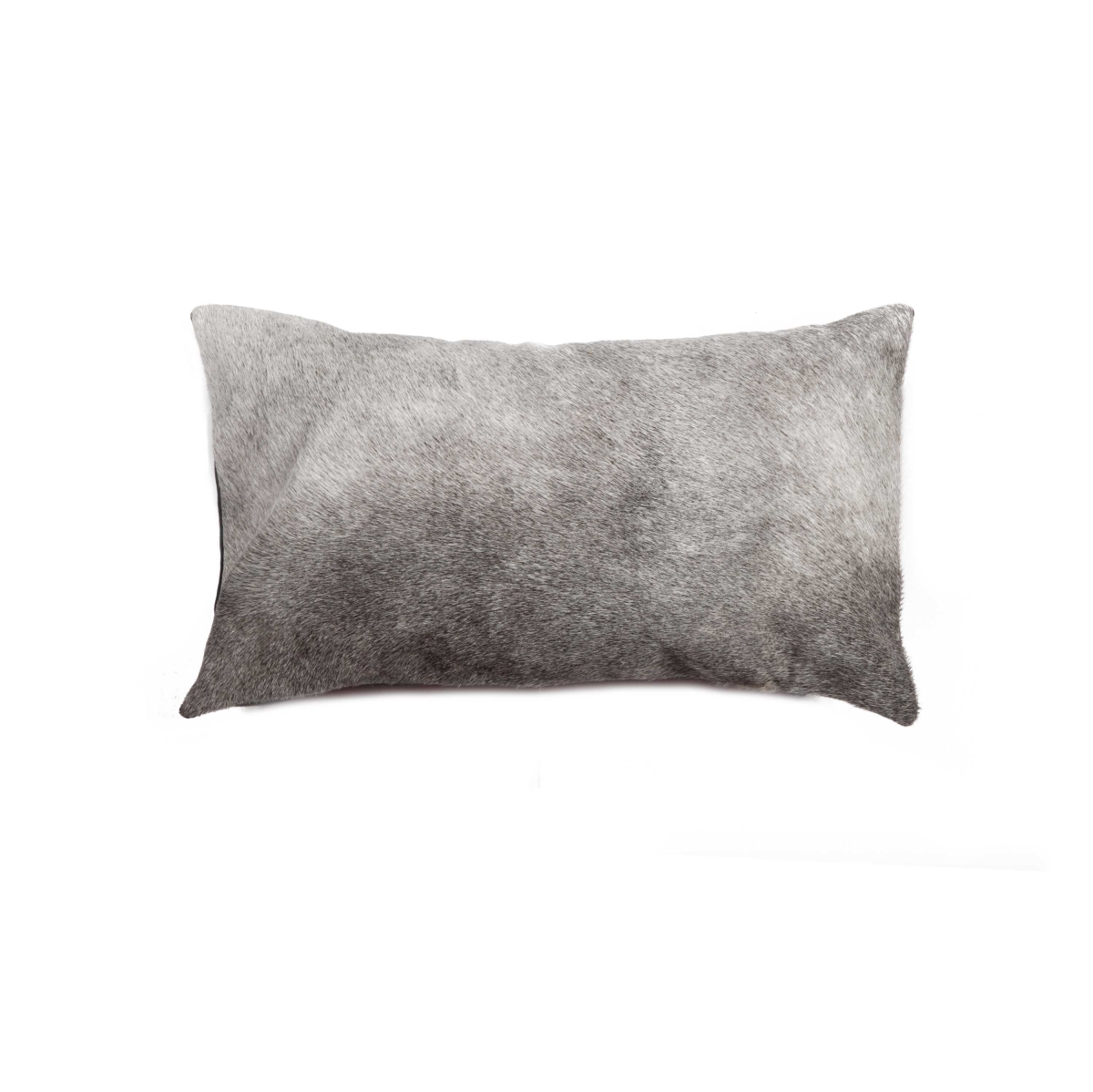 328244 12 x 20 x 5 in. Contemporary Grey Torino Kobe Cowhide Pillow