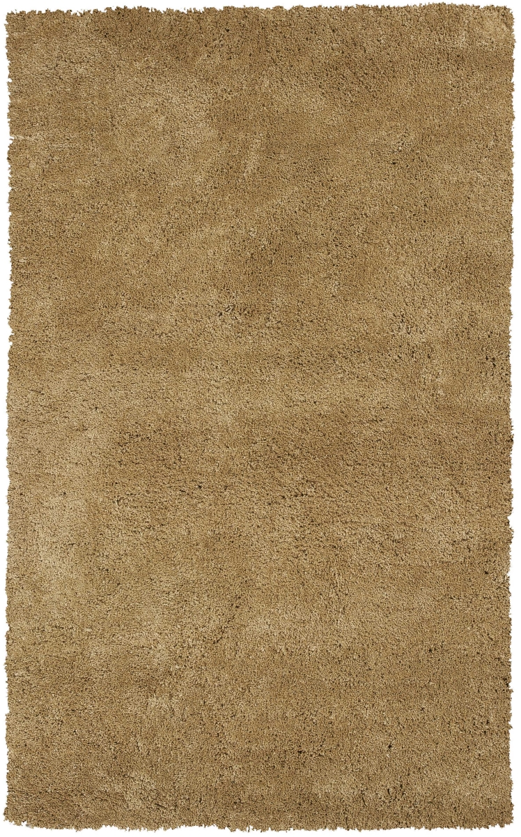 350097 8 x 11 ft. Polyester Gold Area Rug