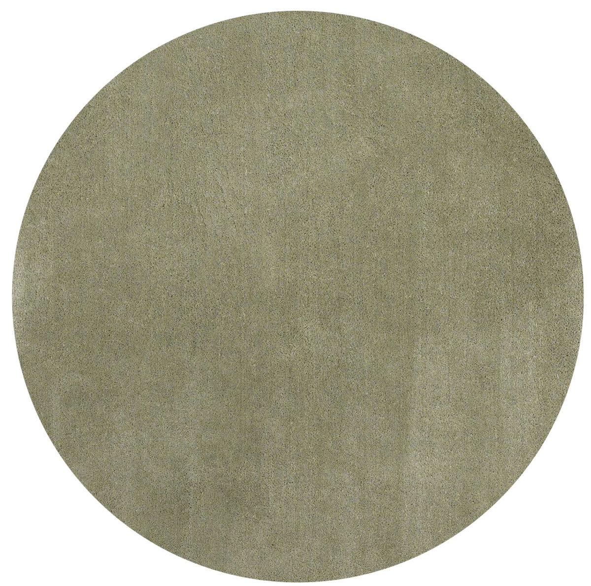 352635 6 ft. Round Polyester Sage Area Rug