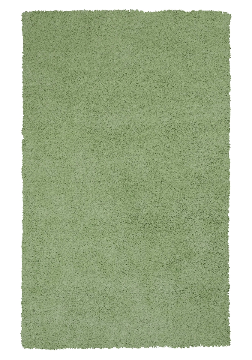 Polyester Spearmint Green Area Rug - 5 x 7 ft.