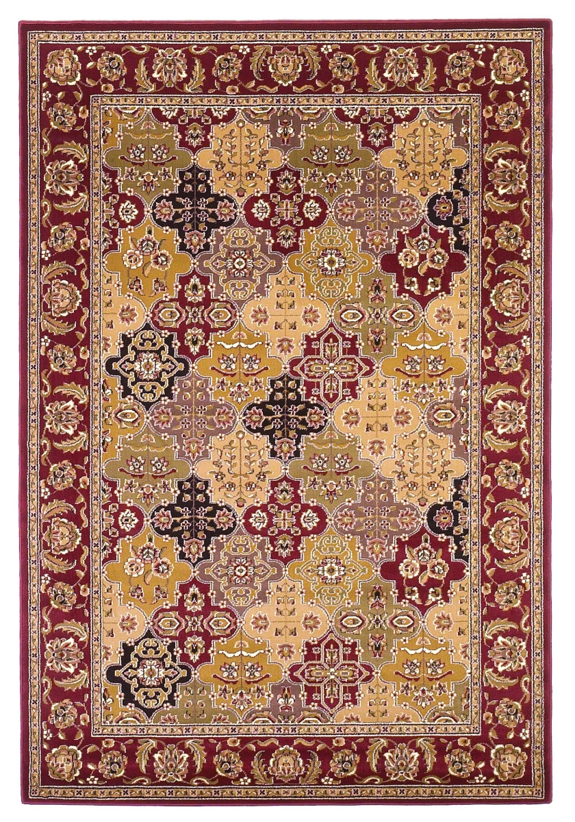 Polypropylene Red Area Rug - 2ft.3in. x 3ft.3in.