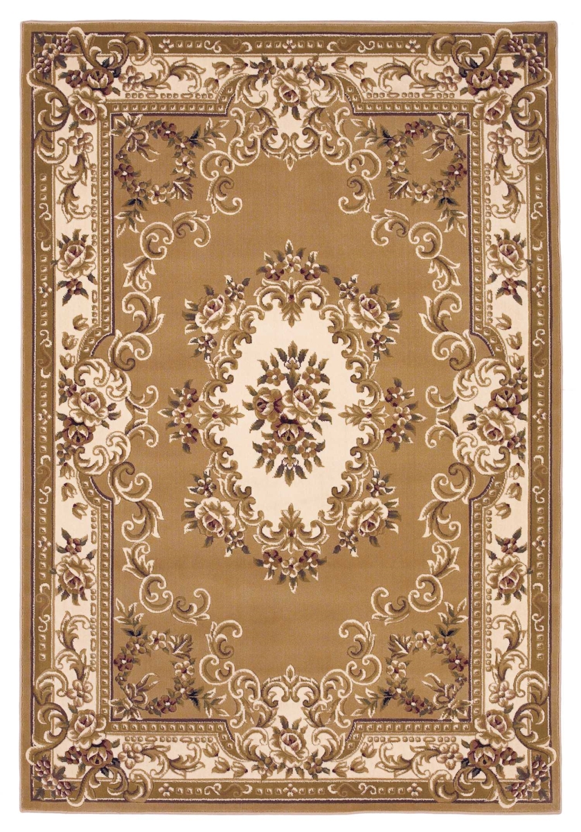 Polypropylene Beige & Ivory Area Rug - 7 ft. 7 in. x 10 ft. 10 in.