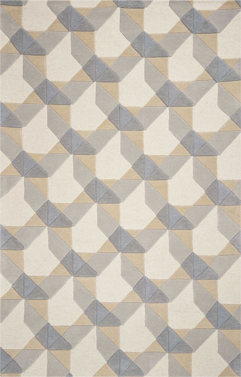 Wool Ivory & Grey Area Rug - 8 ft. x 10 ft. 6 in.