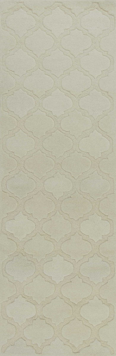 352352 3 ft. 3 in. x 5 ft. 3 in. Wool Grey Area Rug
