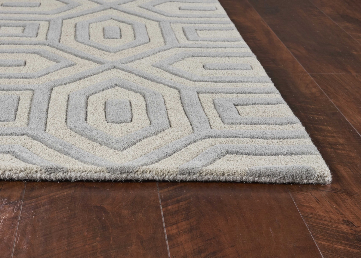 5 x 8 ft. Wool Grey Area Rug - Grey - 5 x 8 ft.
