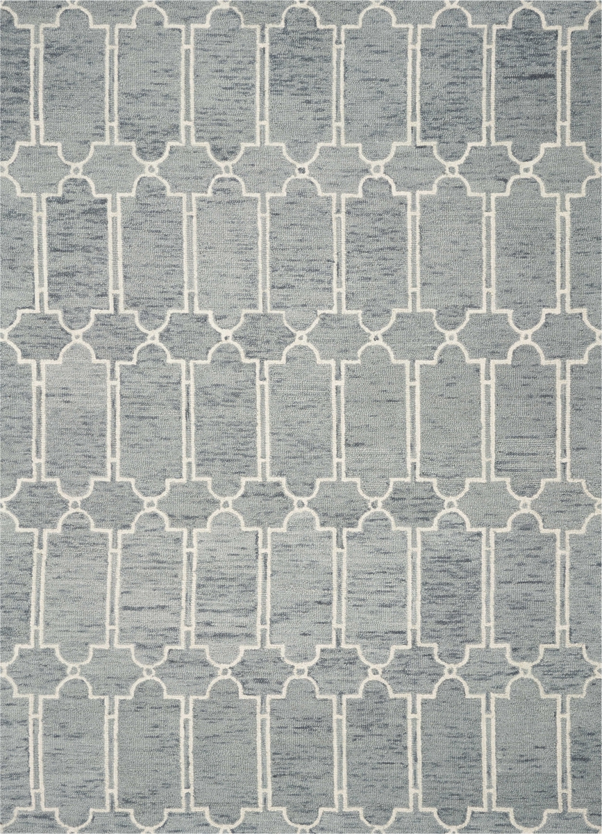 Wool Blue Area Rug - Blue - 3 ft. 3 in. x 5 ft. 3 in.
