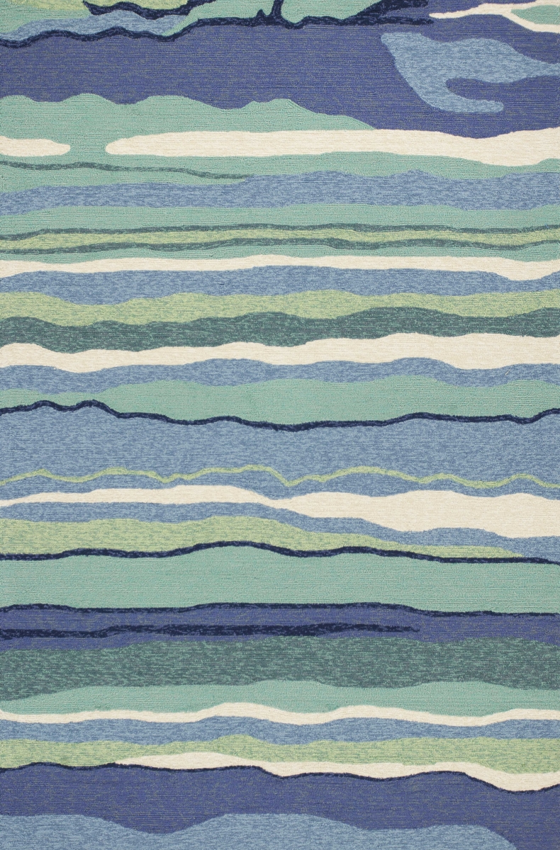 3 ft. 3 in. x 5 ft. 3 in. UV-Treated Polypropylene Ocean Area Rug
