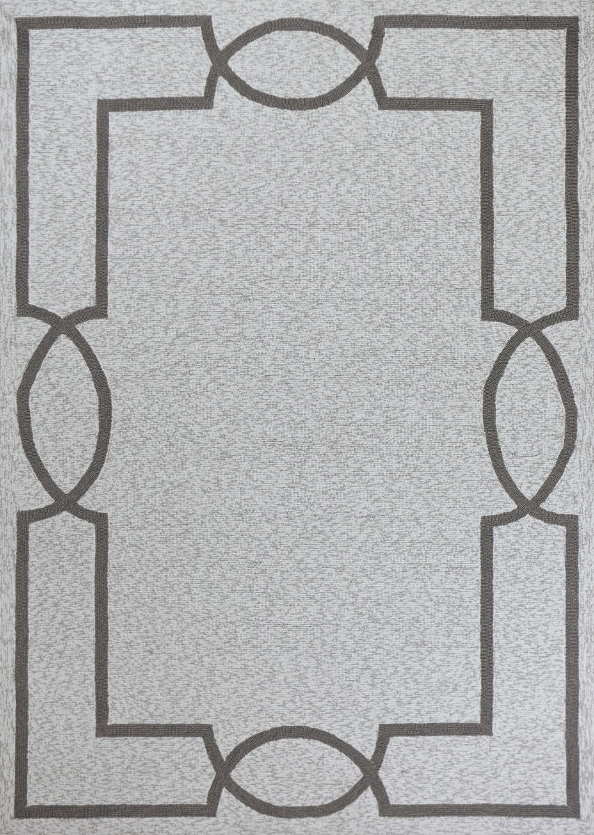 353853 3 x 5 ft. UV-Treated Polypropylene Oatmeal Area Rug