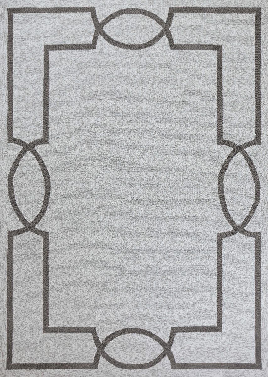 352827 5 x 7 ft. UV-Treated Polypropylene Oatmeal Area Rug