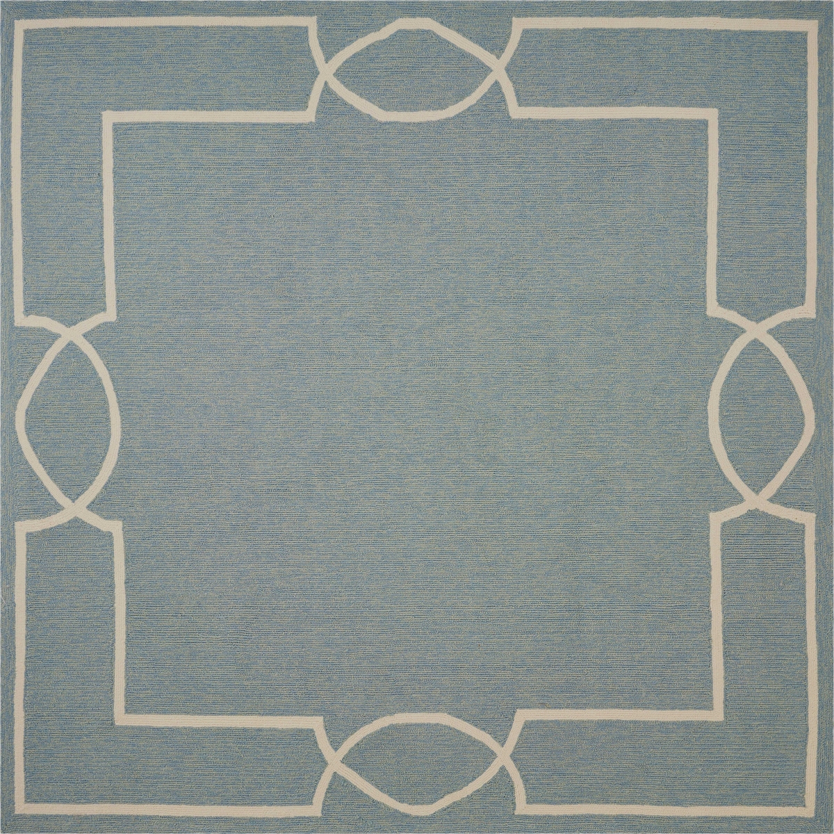 354110 7 ft. Square UV-Treated Polypropylene Spa Area Rug