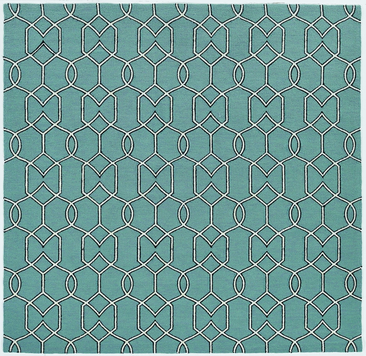 354098 7 ft. Square UV-Treated Polypropylene Spa Area Rug