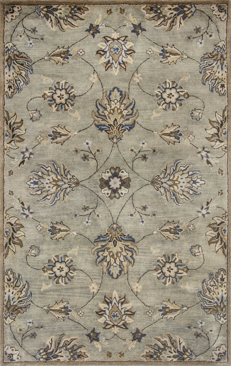 8 ft. x 10 ft. 6 in. Wool Grey Area Rug