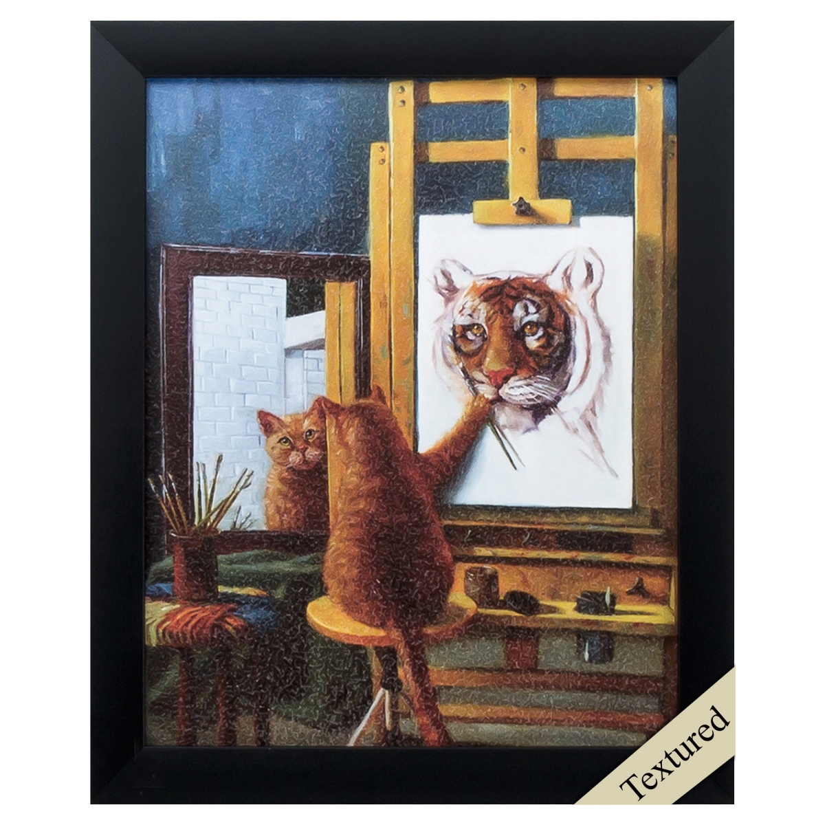 365904 9 x 11 in. Black Frame Norman Catwell Wall Decor
