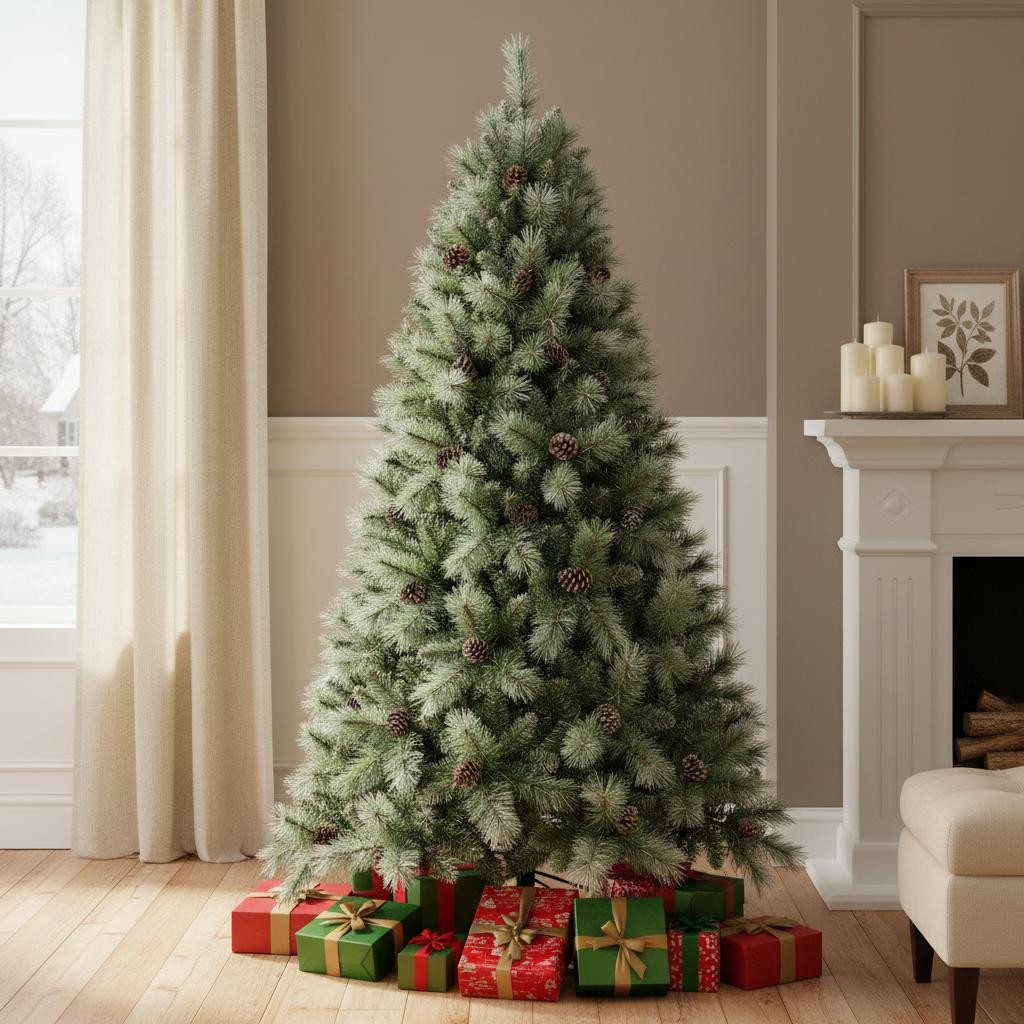 713045 7.5 ft. Full Pine Christmas Tree