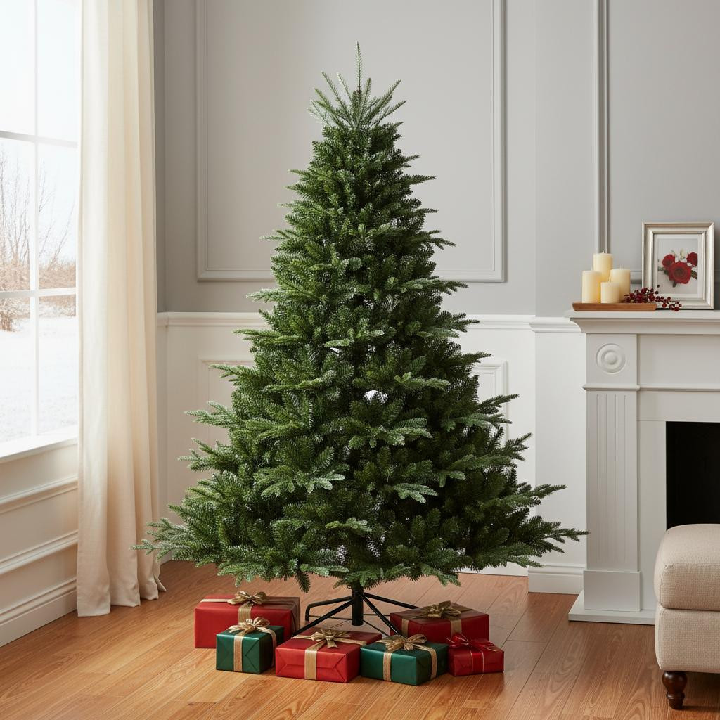 713027 7 ft. Full Pine Christmas Tree